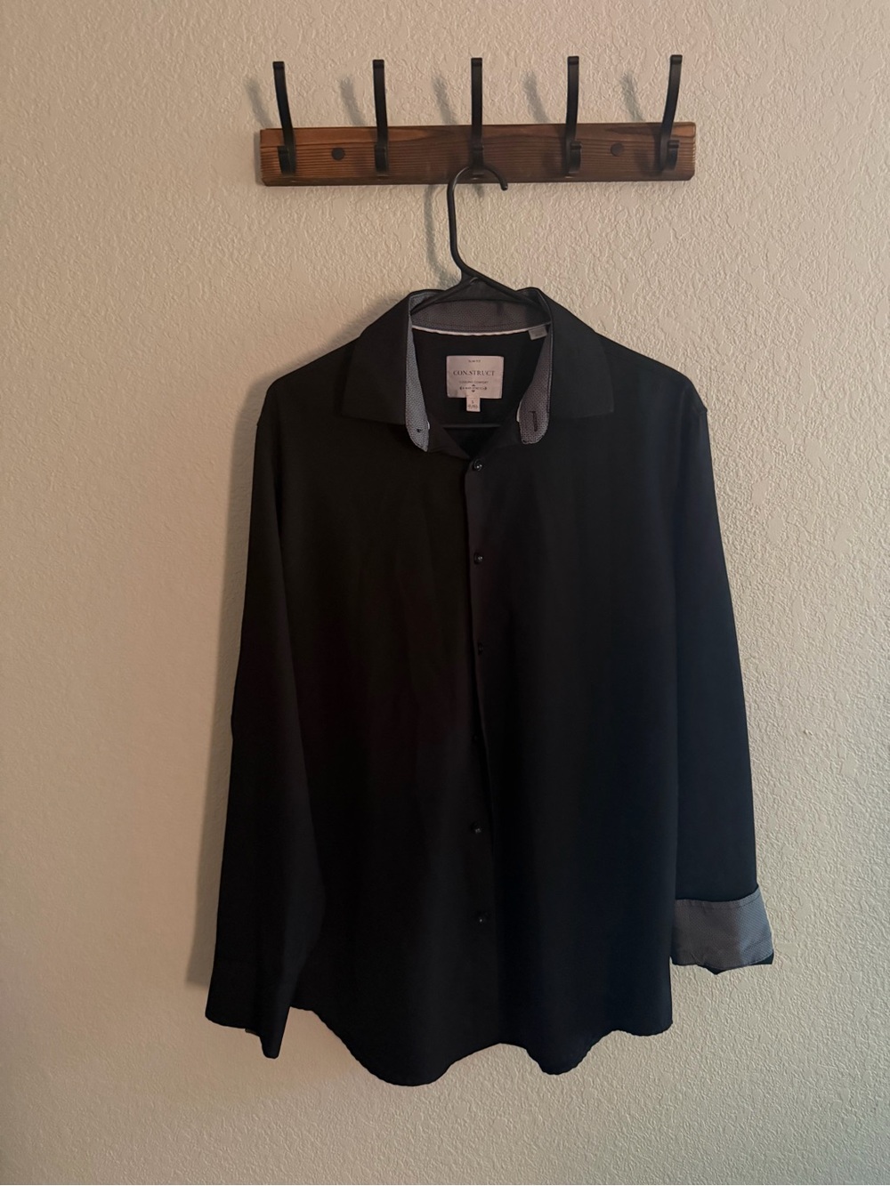 Black Men's Dress Shirt